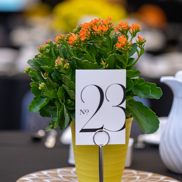 Wedding Table number sign