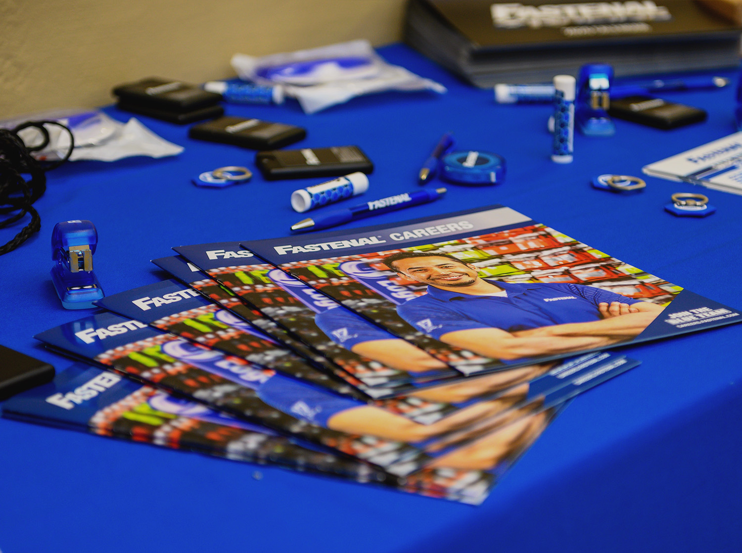 Fastenal booth at the career fair