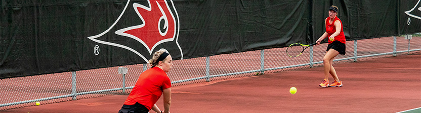 UWRF Girls tennis face off against Stevens Point