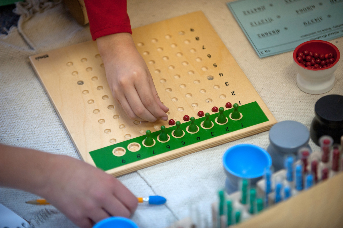 a Montessori educational tool 