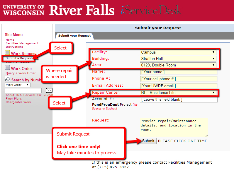 Work Order Request Walkthrough Instructions Image