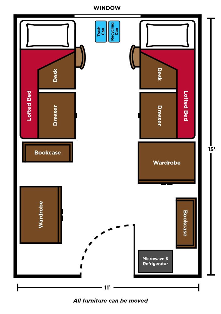 Hathorn Hall Center Room layout