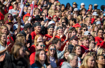 a photo of a crowd at a football game